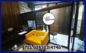 پرده کرکره ای داخل شیشه