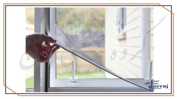 توری پنجره upvc | توری پلیسه | گروه صنعتی دراج