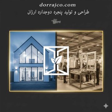 طراحی و تولید پنجره دوجداره ارزان | فروش پنجره | دراج