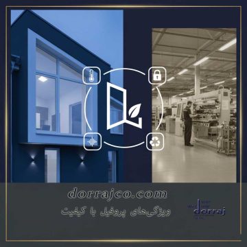 ویژگی‌های پروفیل با کیفیت | فروش پنجره دوجداره | گروه دراج